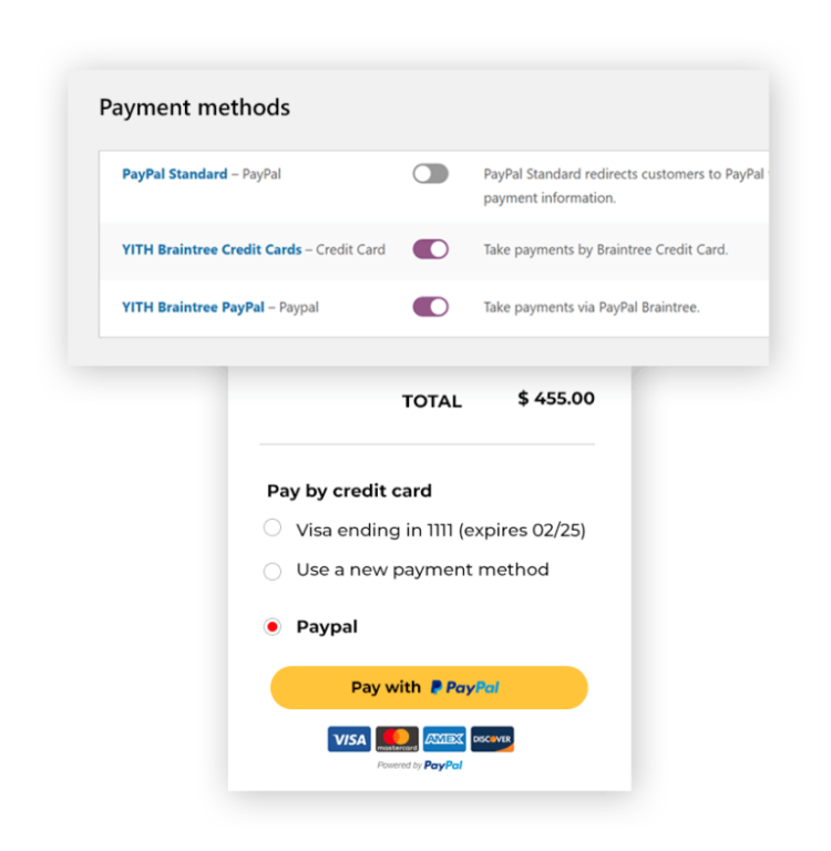 YITH PayPal Braintree for WooCommerce