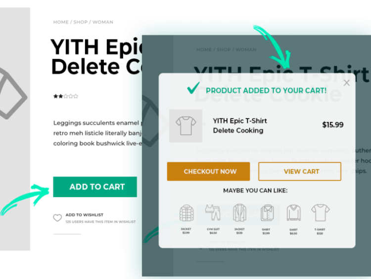 YITH WooCommerce Added to Cart Popup